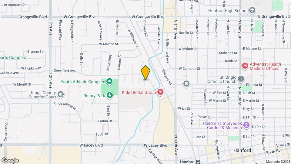 919 Greenfield Ave Map and Location Details