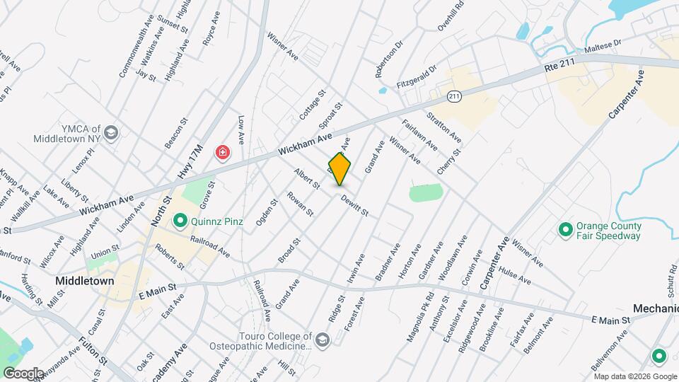 1 Dewitt St Map and Location Details