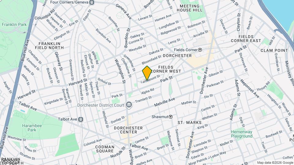 34 Larchmont St, Unit 2 Mapa y Detalles de la Ubicación