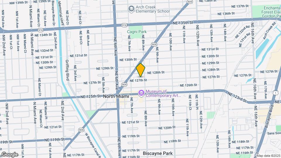 757 NE 127th St Map and Location Details