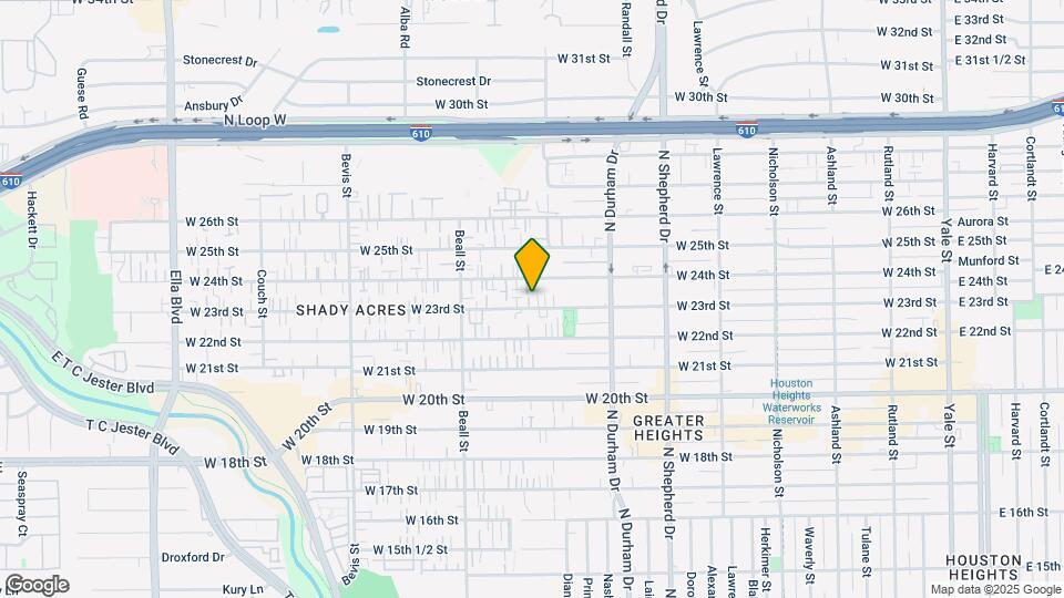 931 W 23rd St Map and Location Details