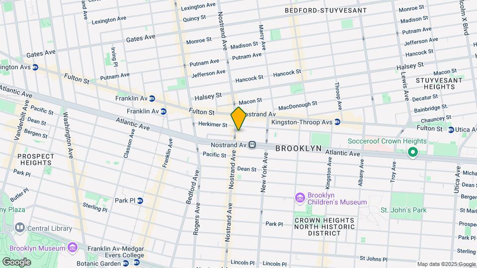 533 Nostrand Ave Map and Location Details