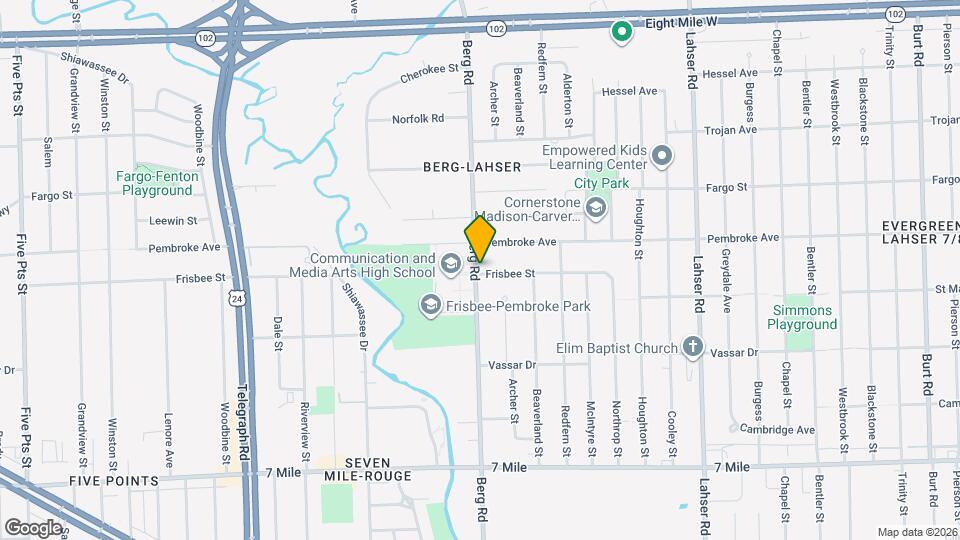19800 Berg Rd Map and Location Details