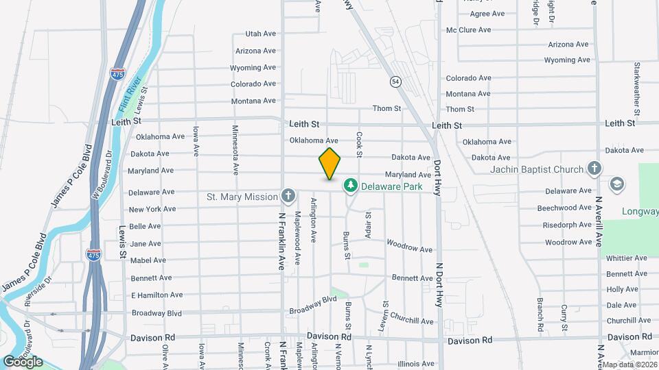 2121 Delaware Ave Mapa y Detalles de la Ubicación