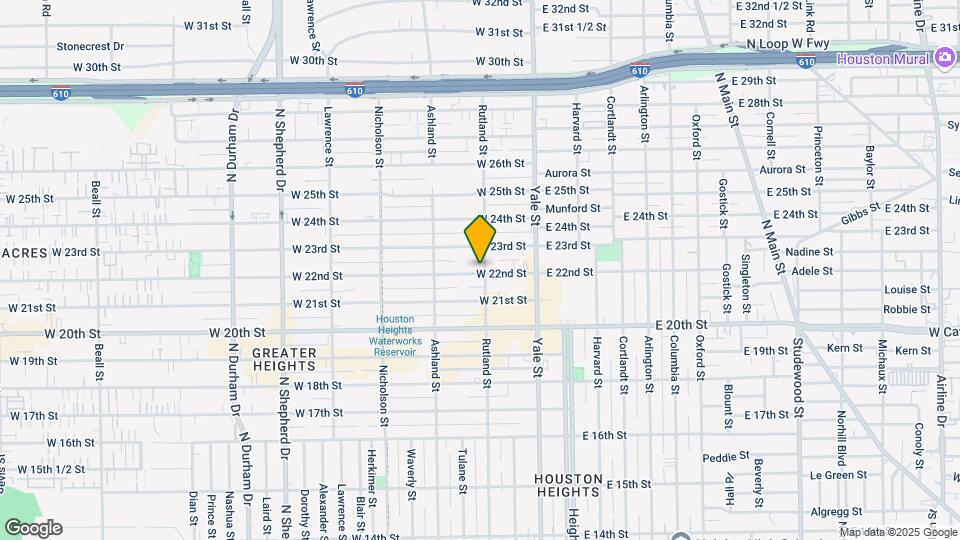 2203 Rutland St Map and Location Details