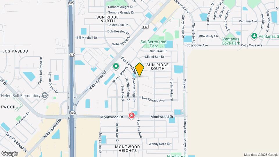 12501 Sun Haven Dr Map and Location Details