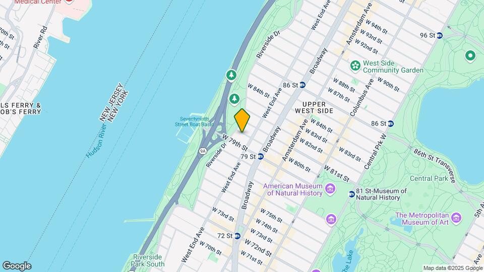 310 West 80th Street Map and Location Details