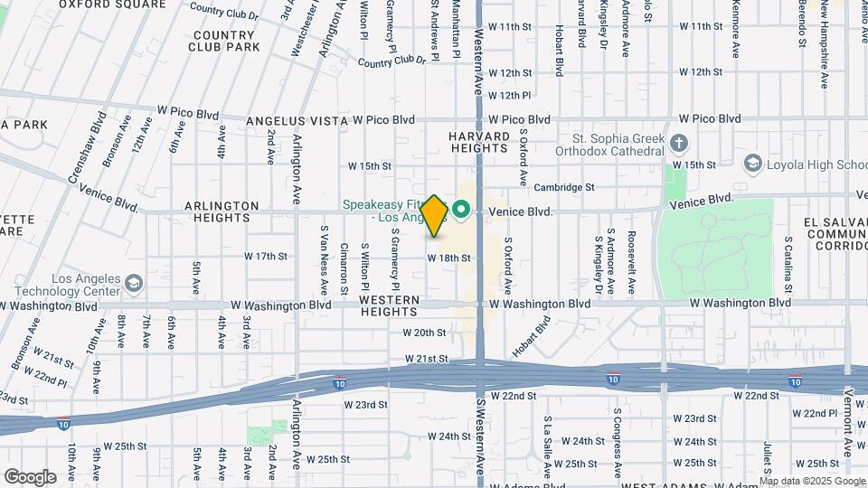 1642 S St Andrews Pl Map and Location Details