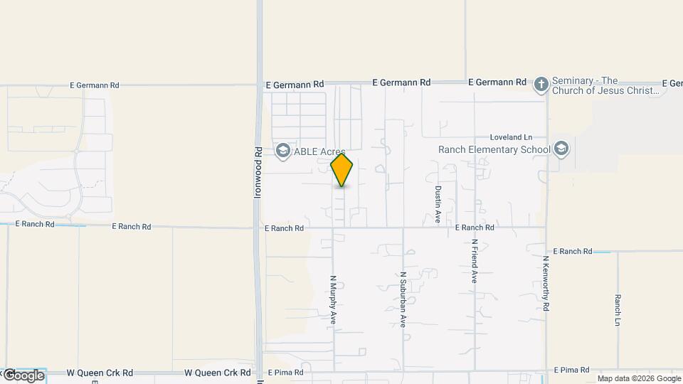 654 E Ranch Rd Map and Location Details