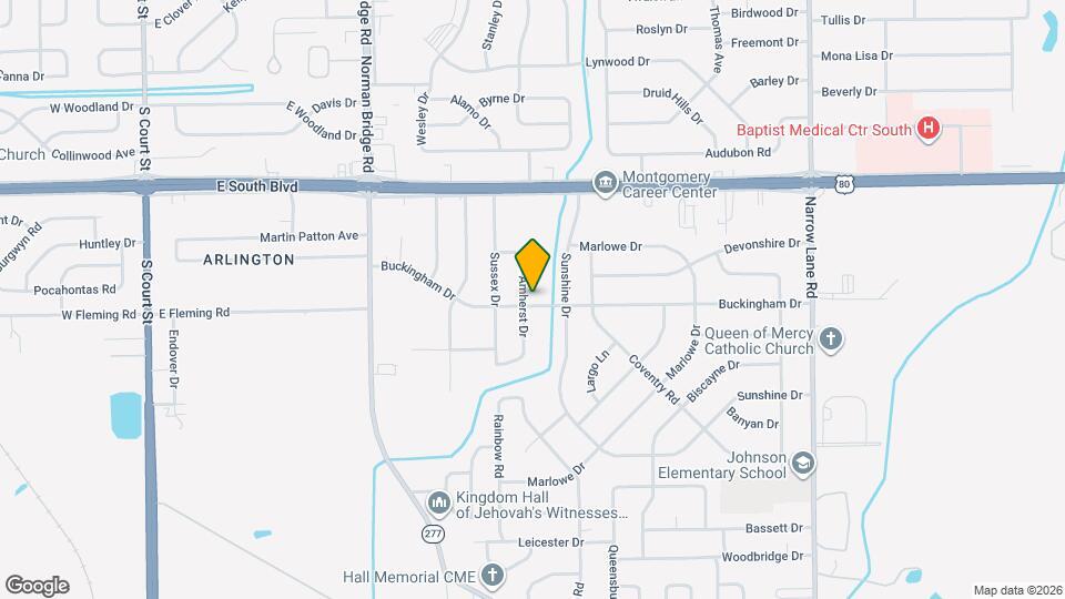 4271 Amherst Dr Map and Location Details