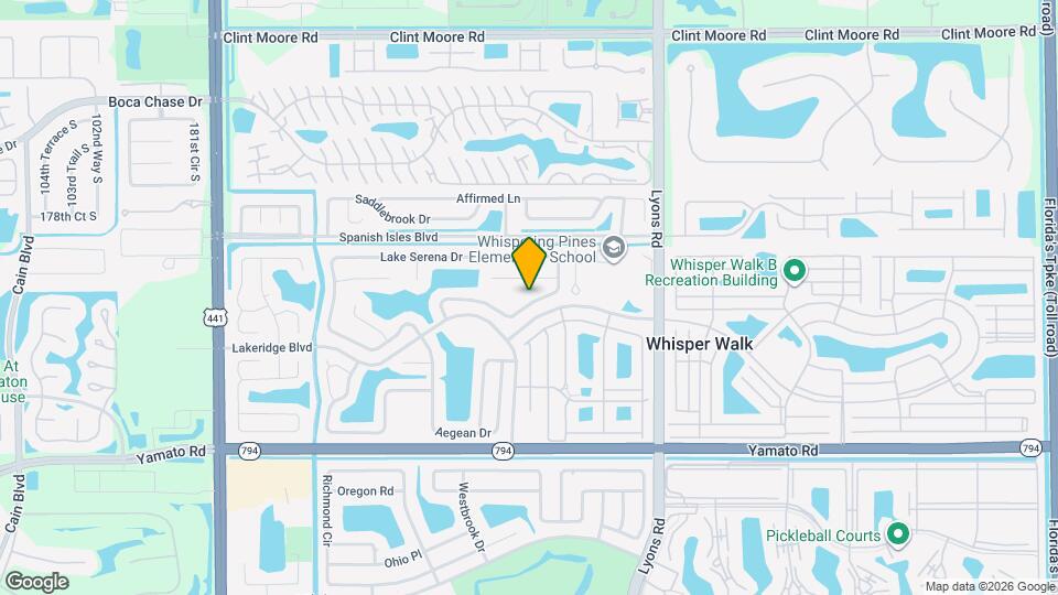 9296 Lake Serena Dr Mapa y Detalles de la Ubicación