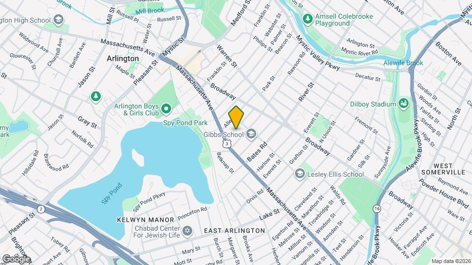 17 Adams St, Unit 1 Map and Location Details