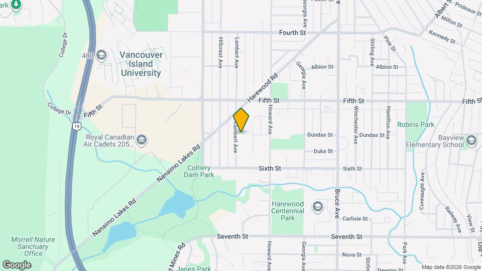 612 Lambert Ave Map and Location Details