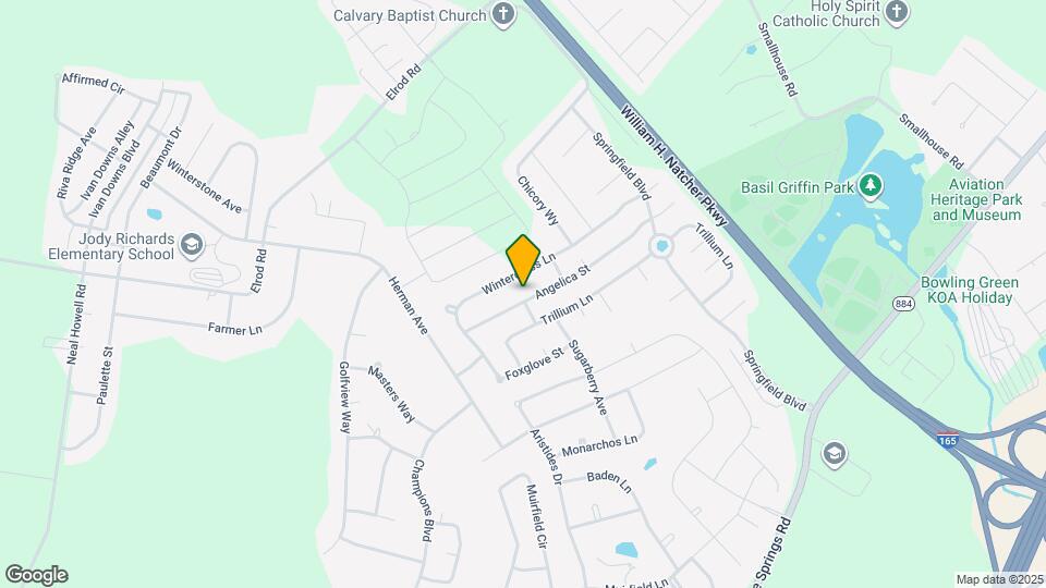 1002 Angelica St Map and Location Details