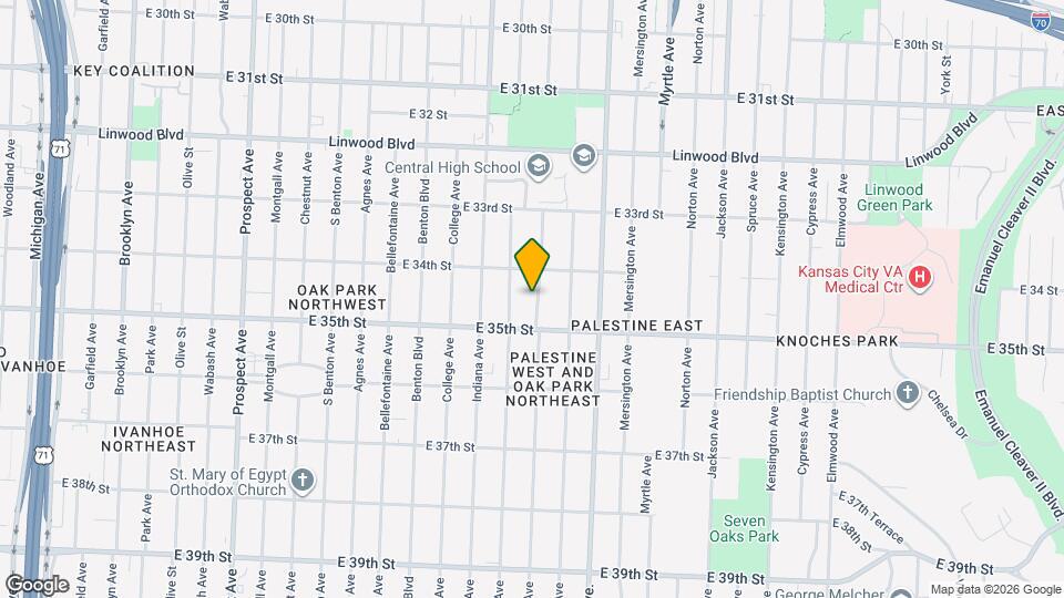 3422 Askew Ave Map and Location Details