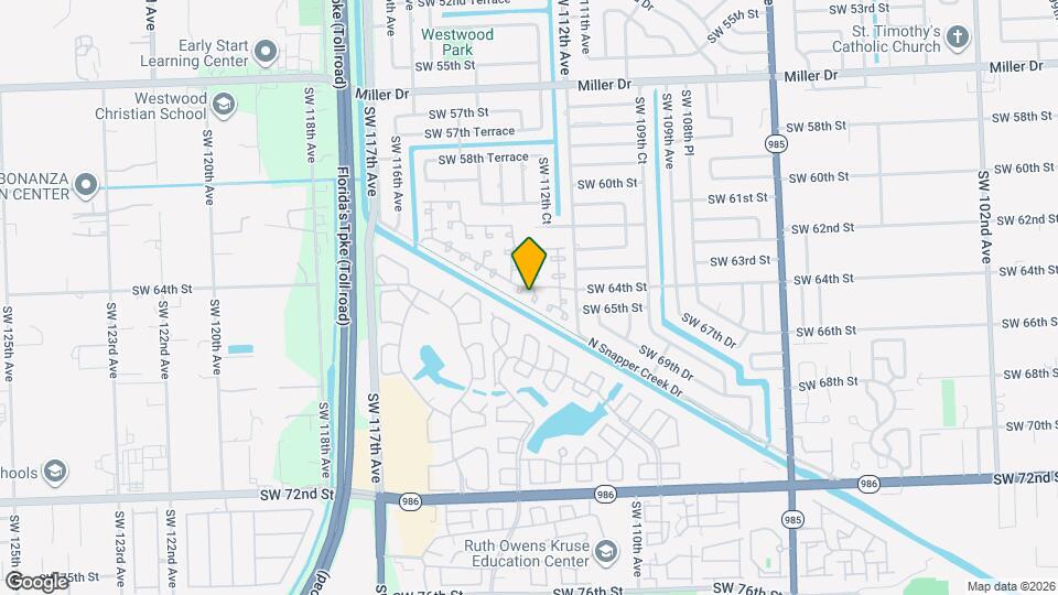6410 SW 112th Pl Map and Location Details
