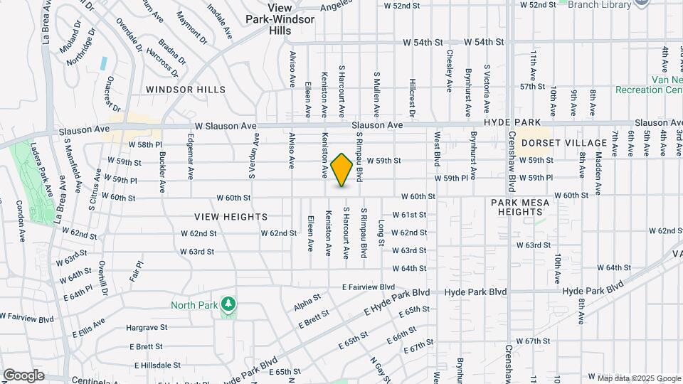 3831 W 60th St Map and Location Details