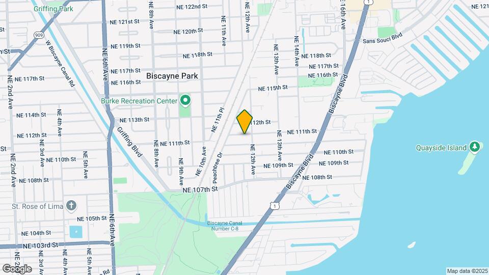 1170 NE 111th St Map and Location Details