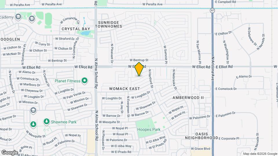 713 W Alamo Dr Map and Location Details