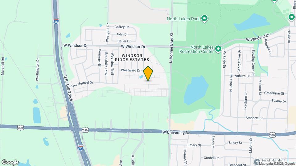 2500 Aurora Ln Map and Location Details