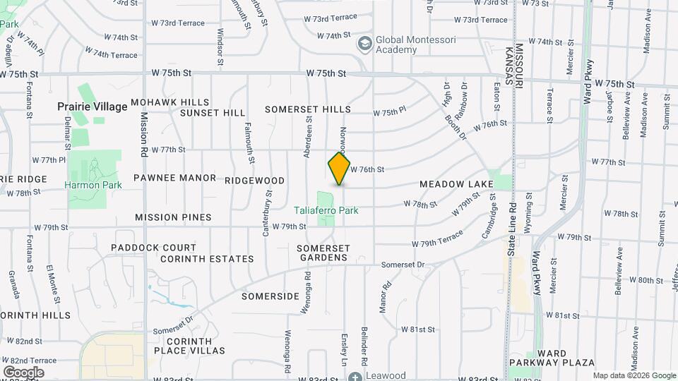 7700 Norwood St Map and Location Details