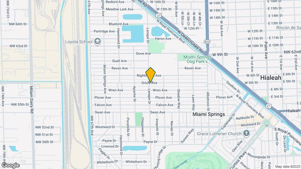 880 Oriole Ave Map and Location Details