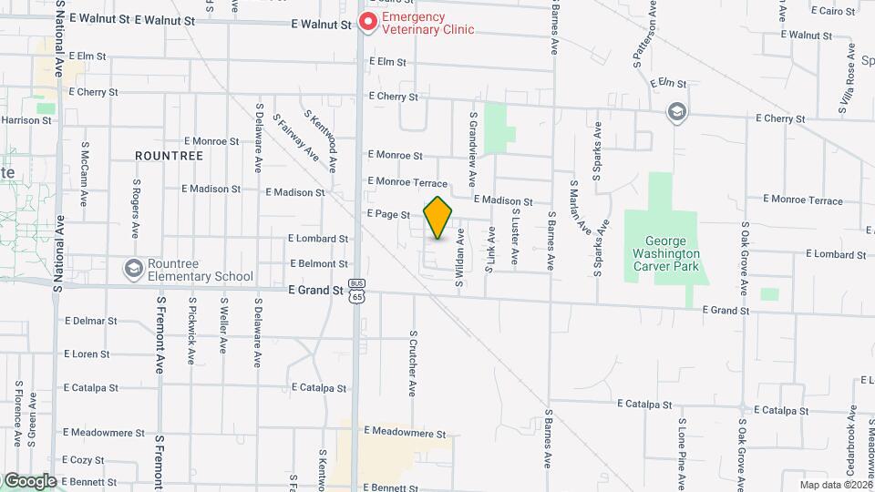 900 S Crutcher Ave Map and Location Details