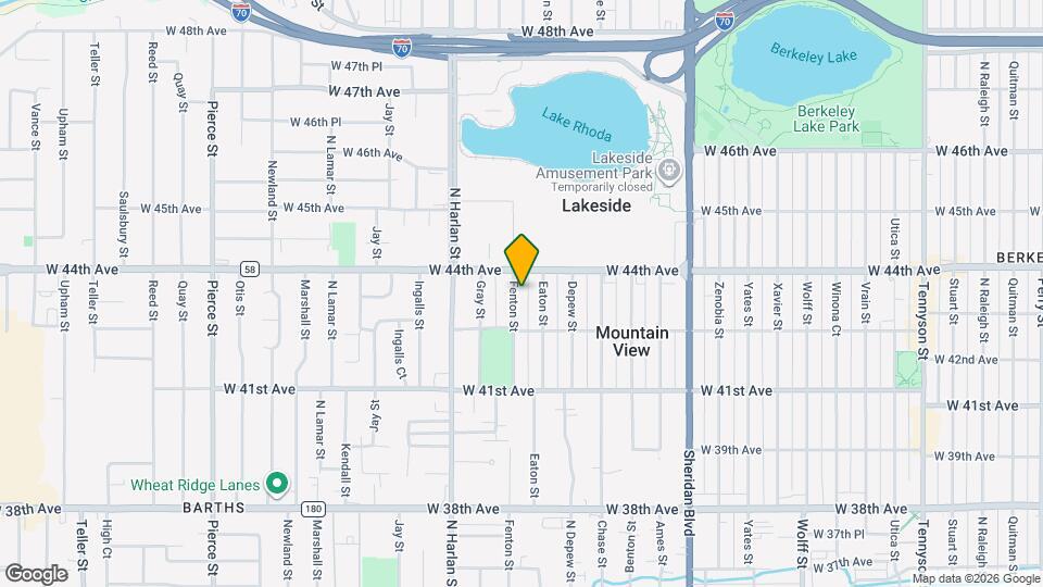 4360 Fenton St Map and Location Details