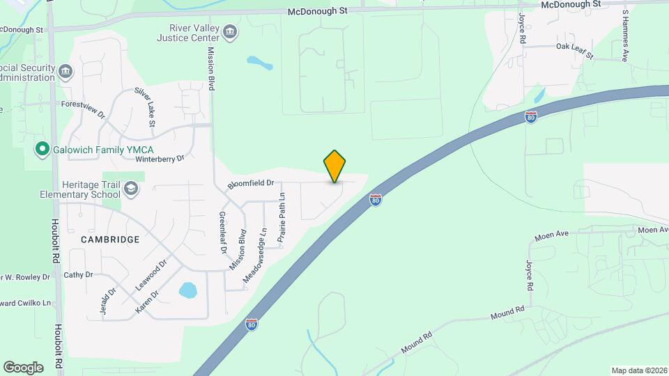 2816 Bloomfield Dr Mapa y Detalles de la Ubicación