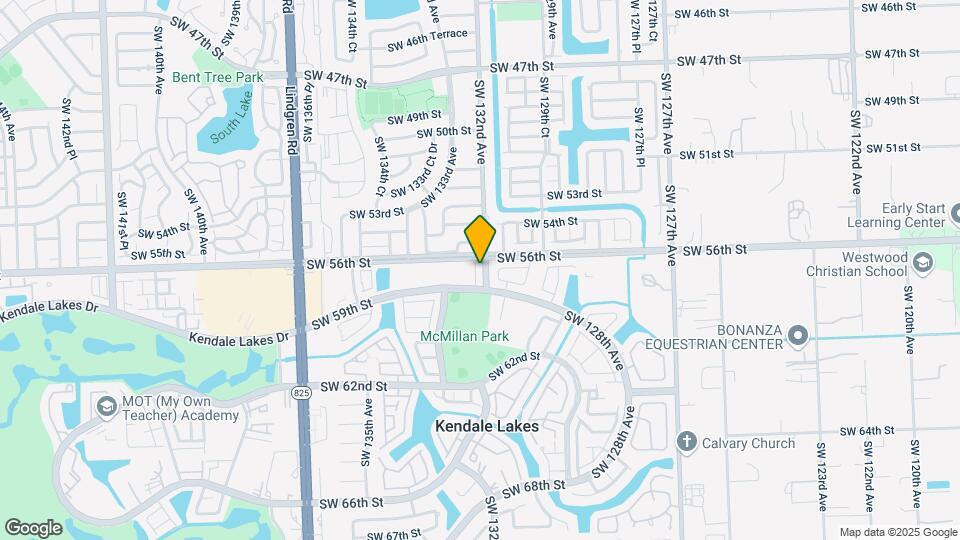 5725 SW 132nd Ct Map and Location Details