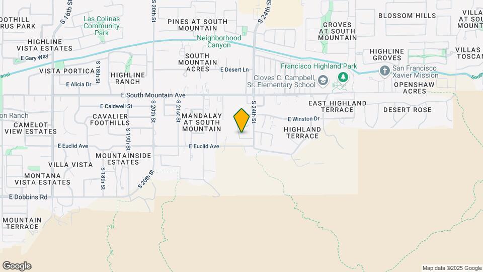 2322 E Samantha Way Map and Location Details