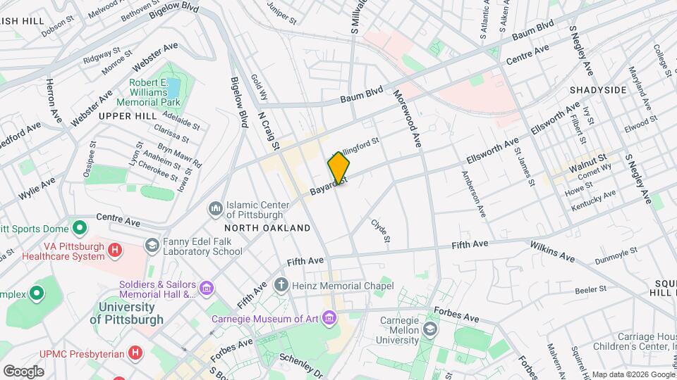 507 N Neville St, Unit 507 Map and Location Details