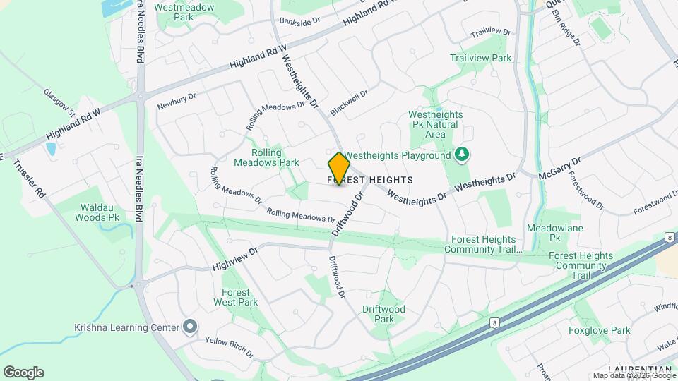 41 Broken Oak Crescent Map and Location Details