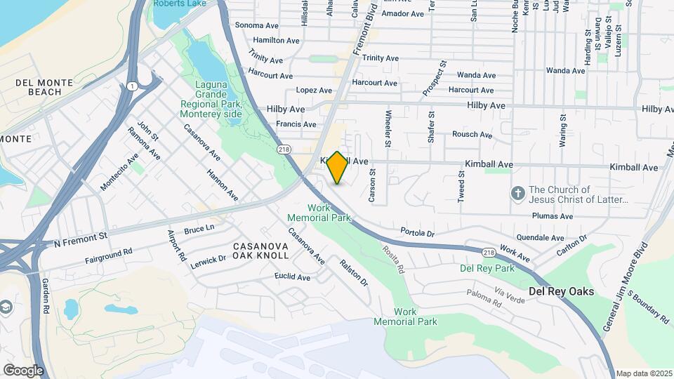 825 Portola Dr Map and Location Details