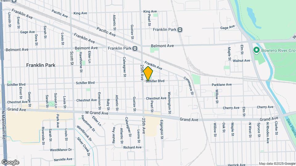 9533 Schiller Blvd, Unit 1 Map and Location Details