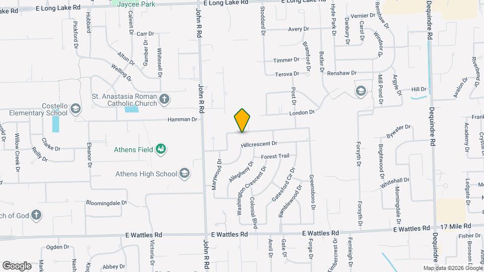 2184 Cumberland Dr Map and Location Details