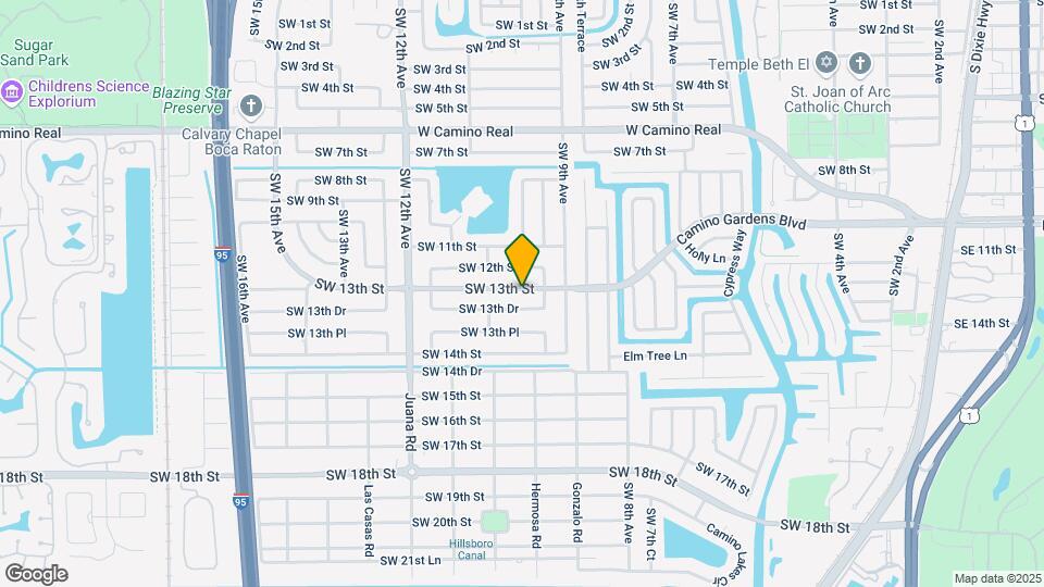 1004 SW 13th St Map and Location Details
