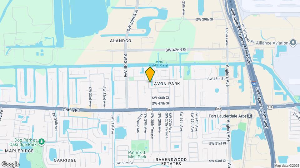 4540 SW 28th Terrace Map and Location Details