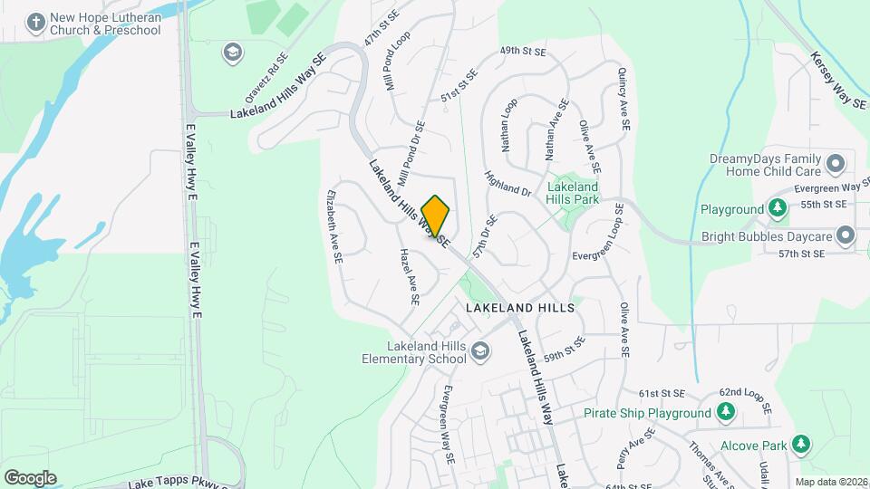 5607 Lakeland Hills Way SE Map and Location Details