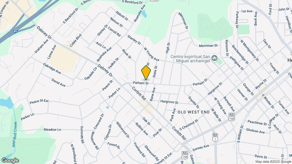 1502 Parham St Map and Location Details