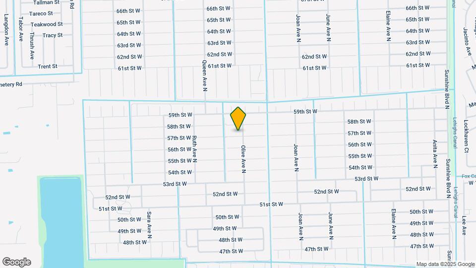3202 57th St W Map and Location Details