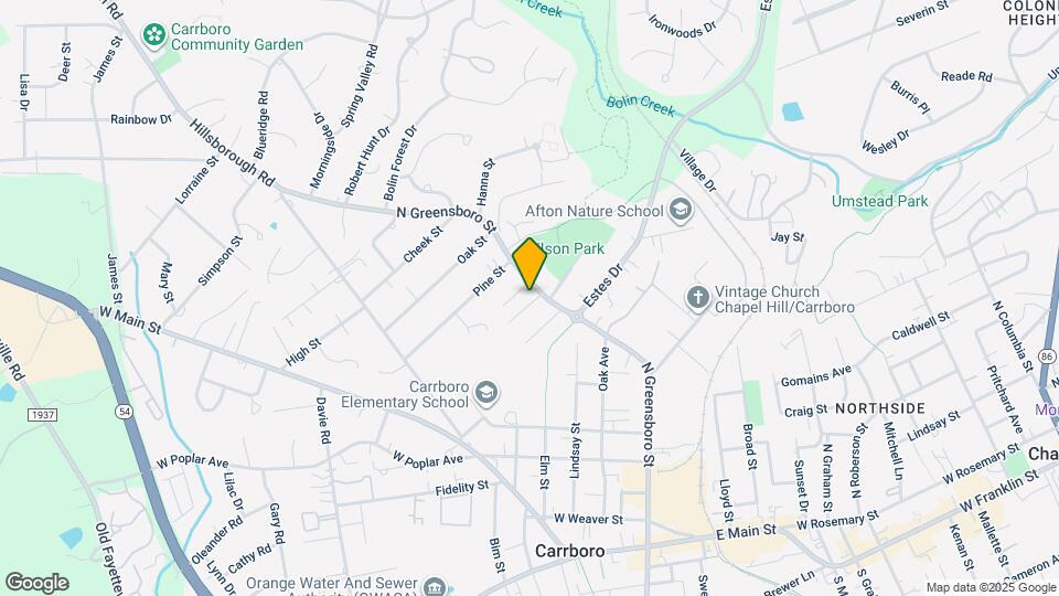 907-B N Greensboro St Map and Location Details