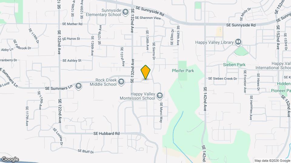 13386 SE Highpointe St Map and Location Details