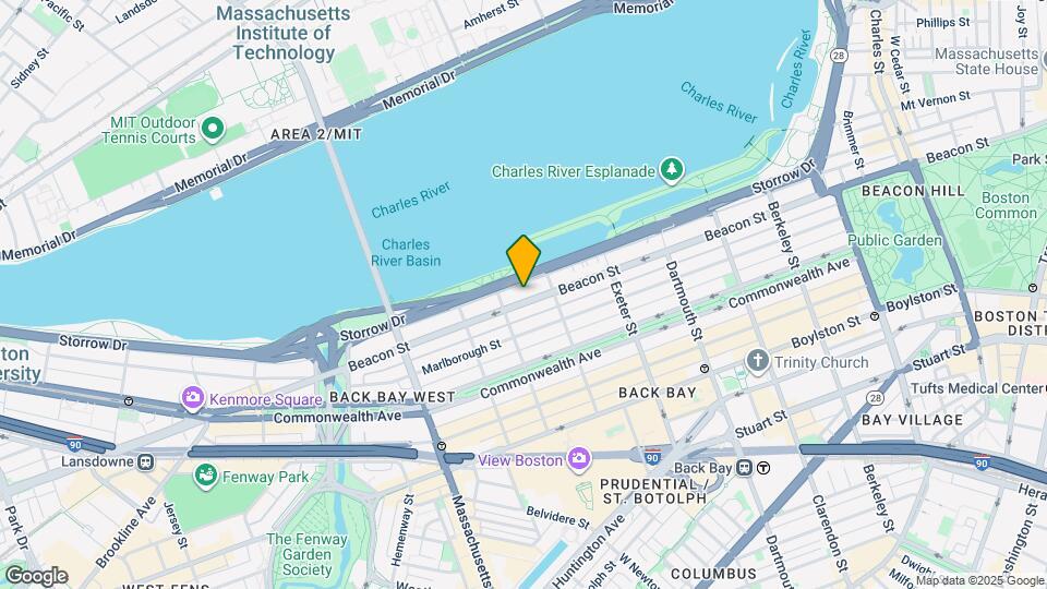 354 Beacon St, Unit 2 Map and Location Details