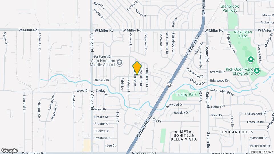 2500 Morningside Dr Map and Location Details