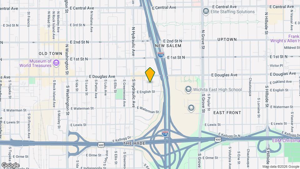 135 S Minneapolis St Map and Location Details