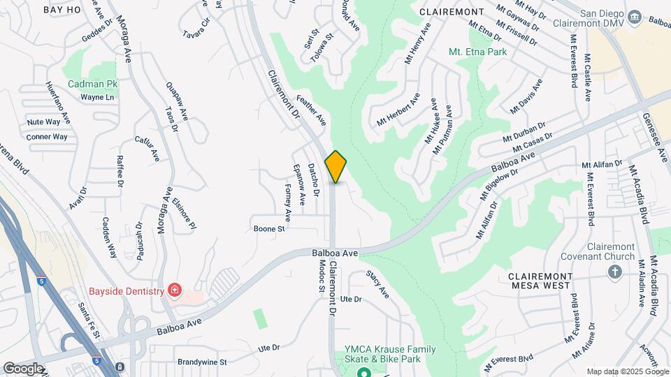 4075-4077 Clairemont Dr Map and Location Details