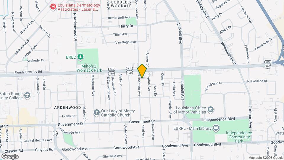 165 S Donmoor Ave Map and Location Details