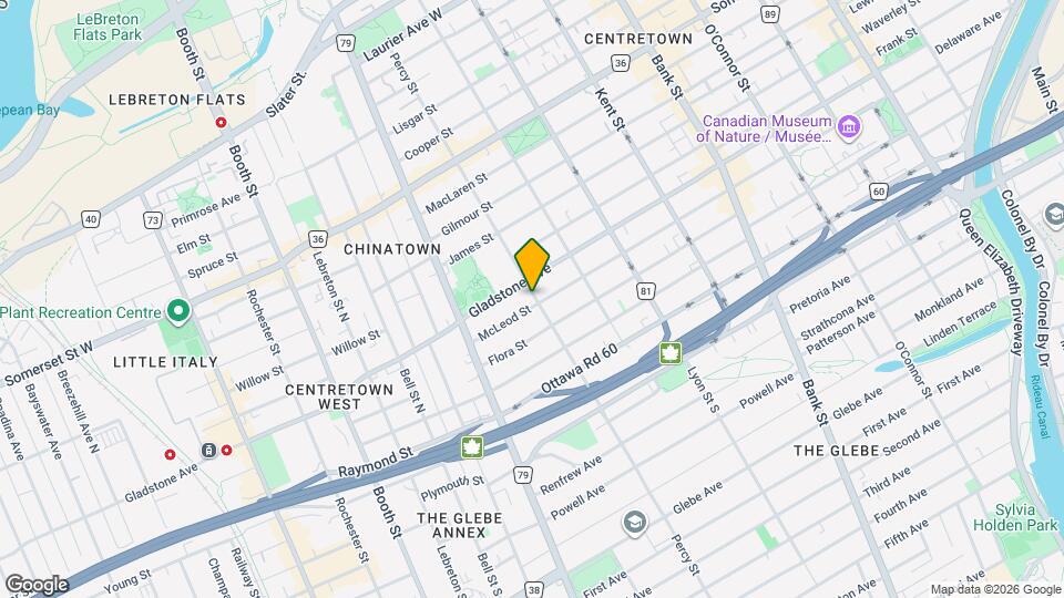 531 McLeod St, Unit 3B Map and Location Details