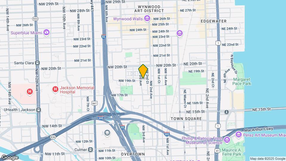 1837 NW 3rd Ave Map and Location Details